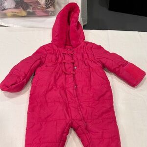 Tahari baby bunting suit